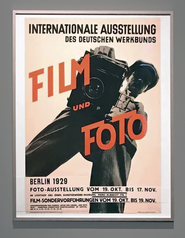 Installation view of the exhibition 'Bauhaus and Photography' at the Museum für Fotografie, Berlin