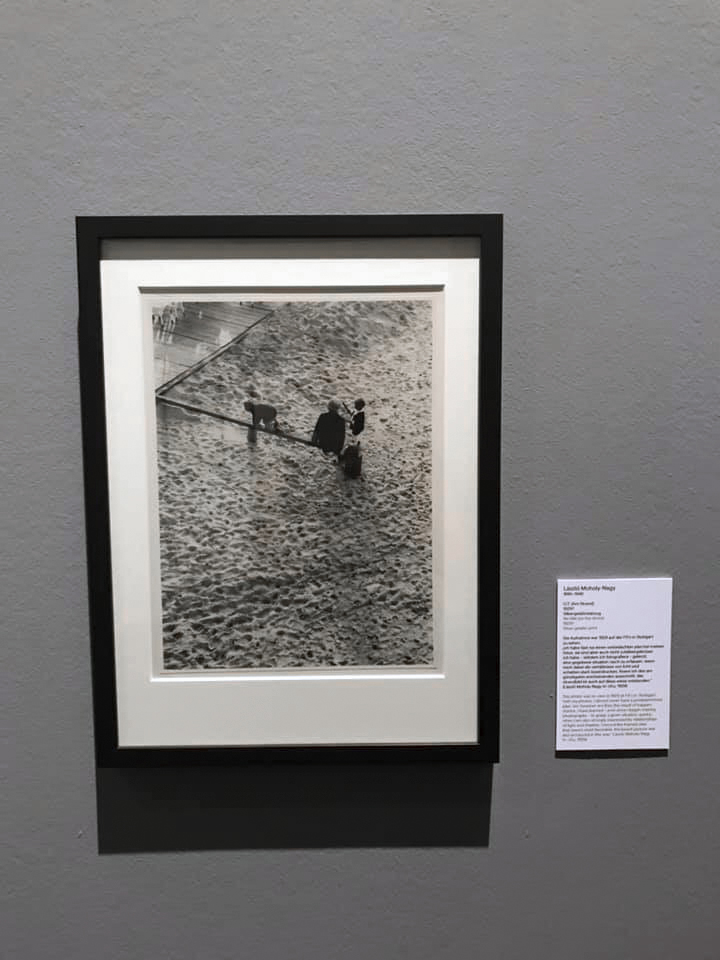 László Moholy-Nagy (Hungarian, 1895-1946) 'No title (on the shore)' c. 1929 (installation view)