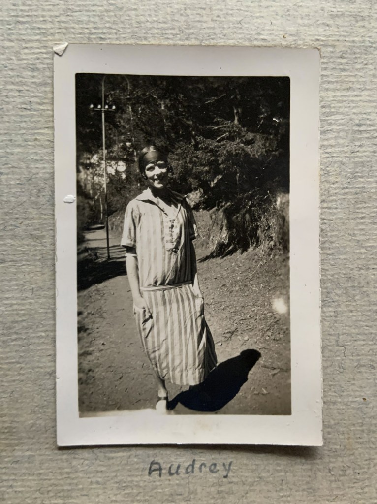 "Audrey," 1924 in John "Jack" Riverstone Faviell 1922-1933 photo album