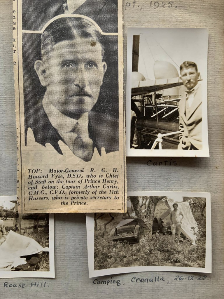 "Curtis (Captain Arthur Curtis)," 1925 in John "Jack" Riverstone Faviell 1922-1933 photo album