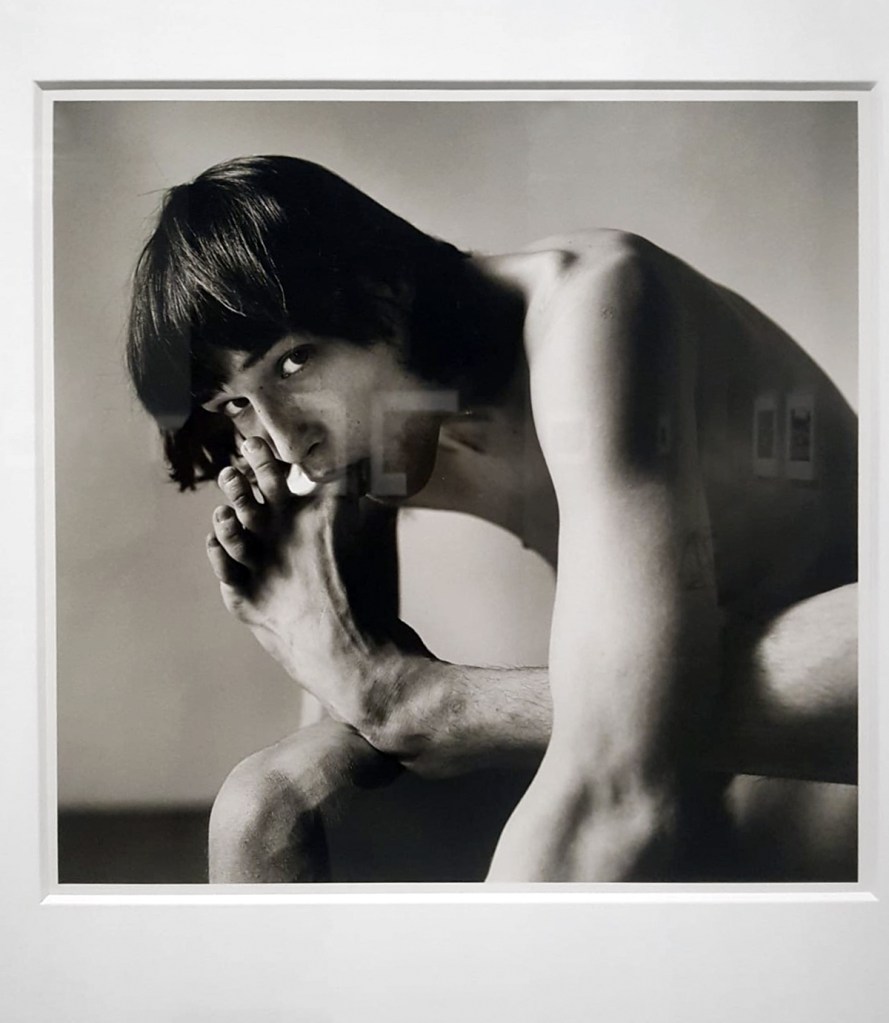 Peter Hujar (American, 1934-1987) 'Daniel Schook Sucking Toe (Close-up)' 1981 (installation view)