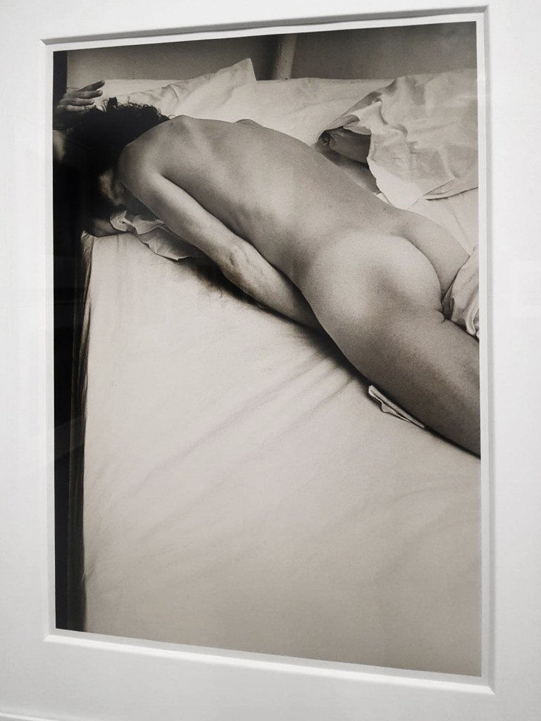 Peter Hujar (American, 1934-1987) 'Robert Levithan on Bed' 1977 (installation view) 
