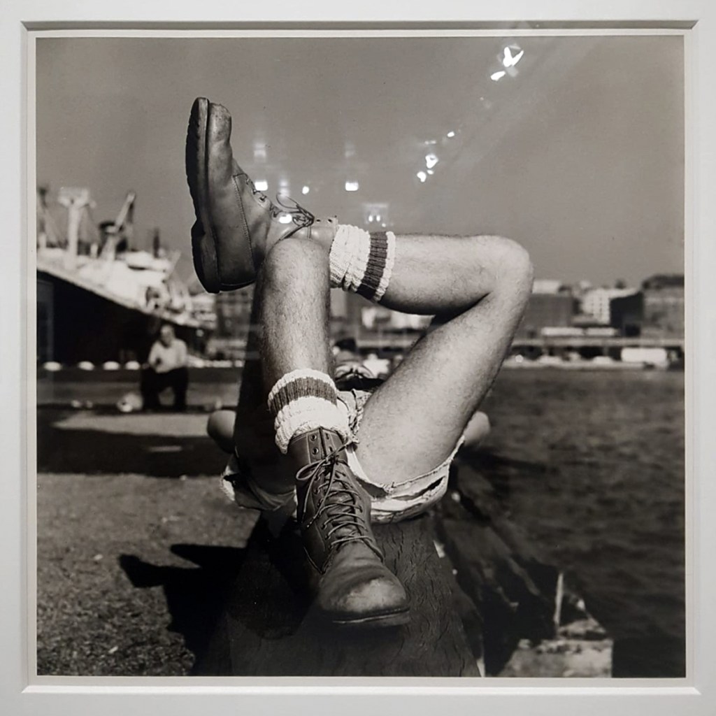 Peter Hujar (American, 1934-1987) 'Christopher Street Pier (2)' 1976  (installation view)