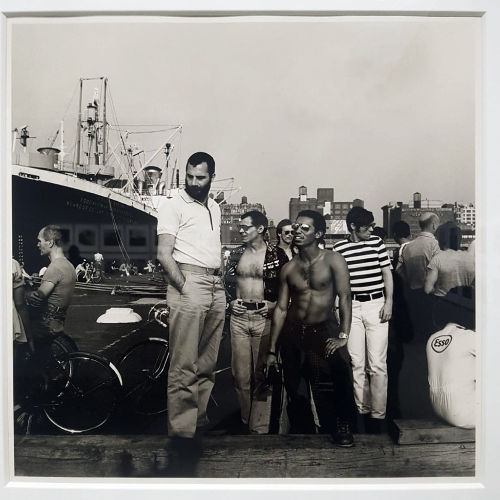 Peter Hujar (American, 1934-1987) 'Christopher Street Pier #4' 1976 (installation view)