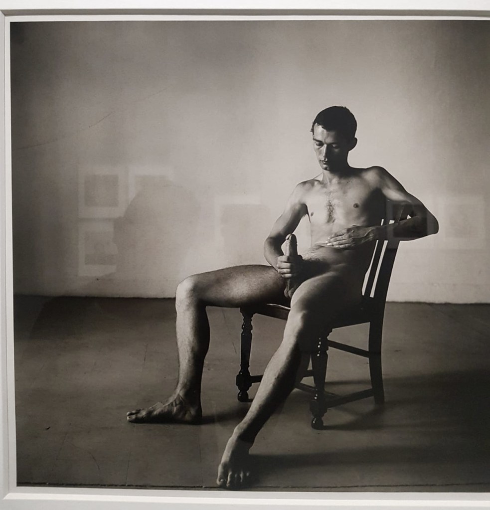 Peter Hujar (American, 1934-1987) 'Bruce de Ste. Croix' 1976 (installation view)