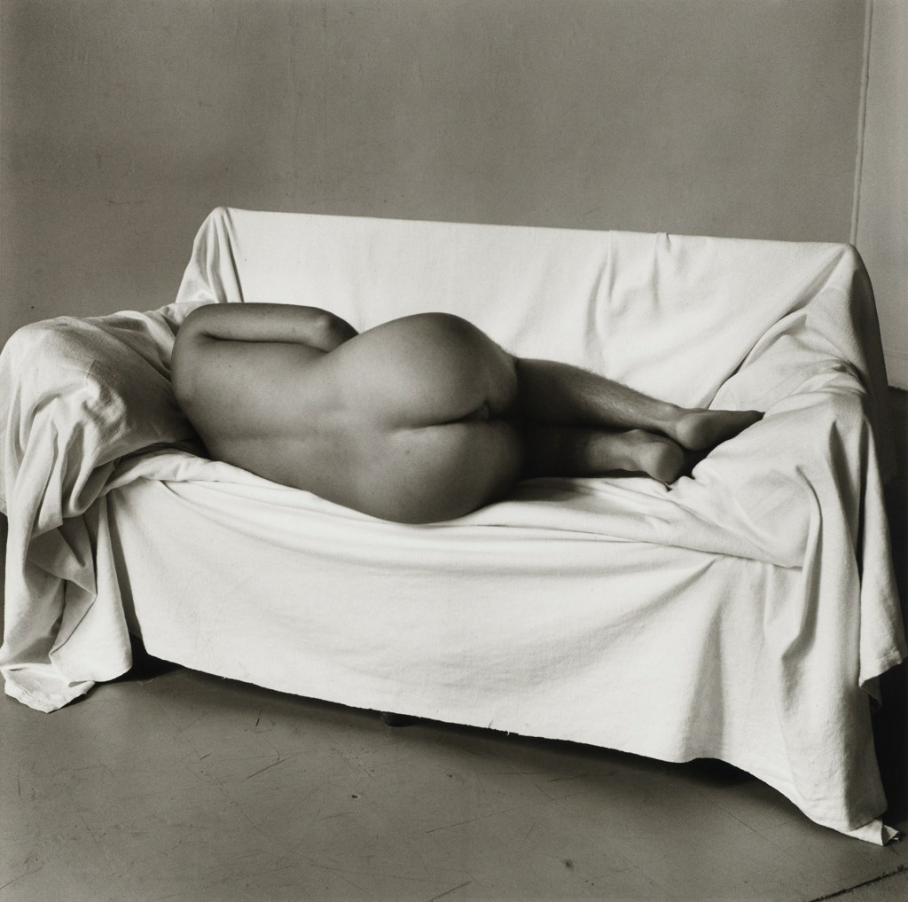 Peter Hujar (American, 1934-1987) 'Reclining Nude on Couch' 1978