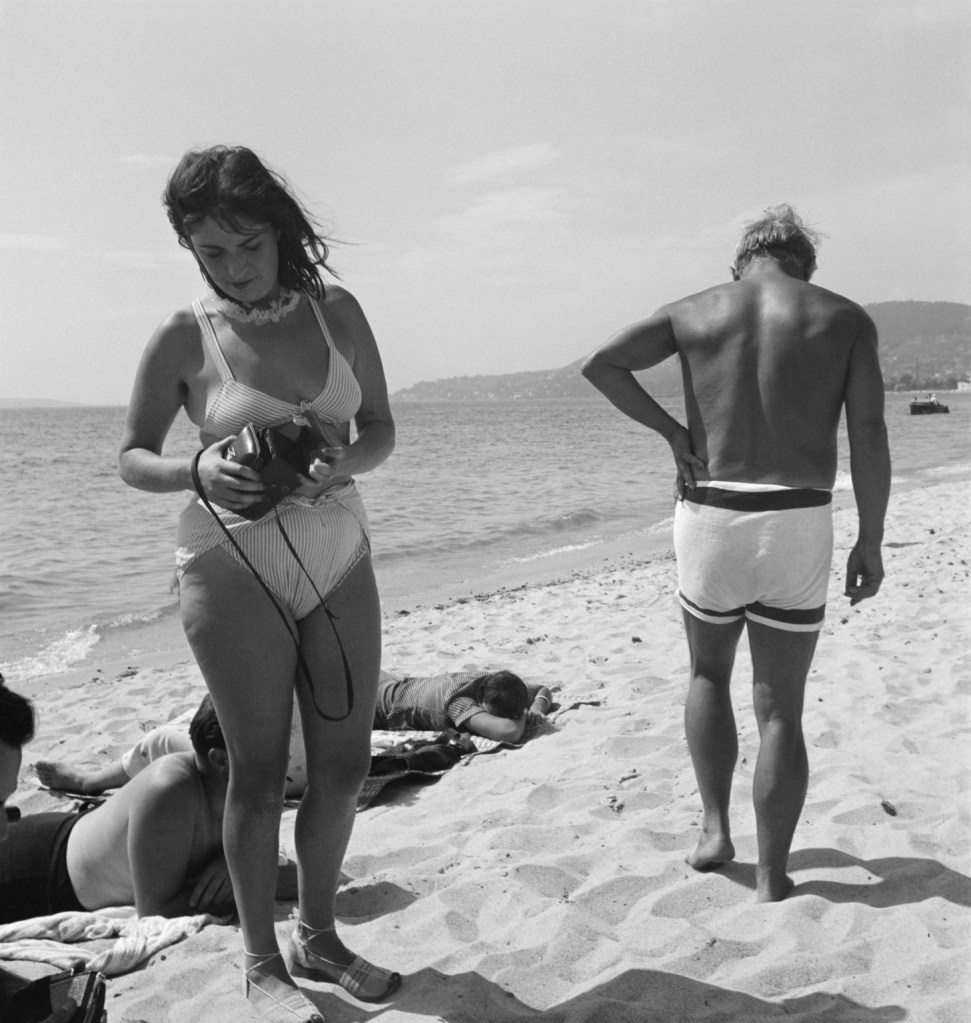 Eileen Agar (1899-1991) 'Photograph of Dora Maar and Pablo Picasso on the beach' September 1937 Eileen Agar (1899-1991) 'Photograph of Dora Maar and Pablo Picasso on the beach' September 1937