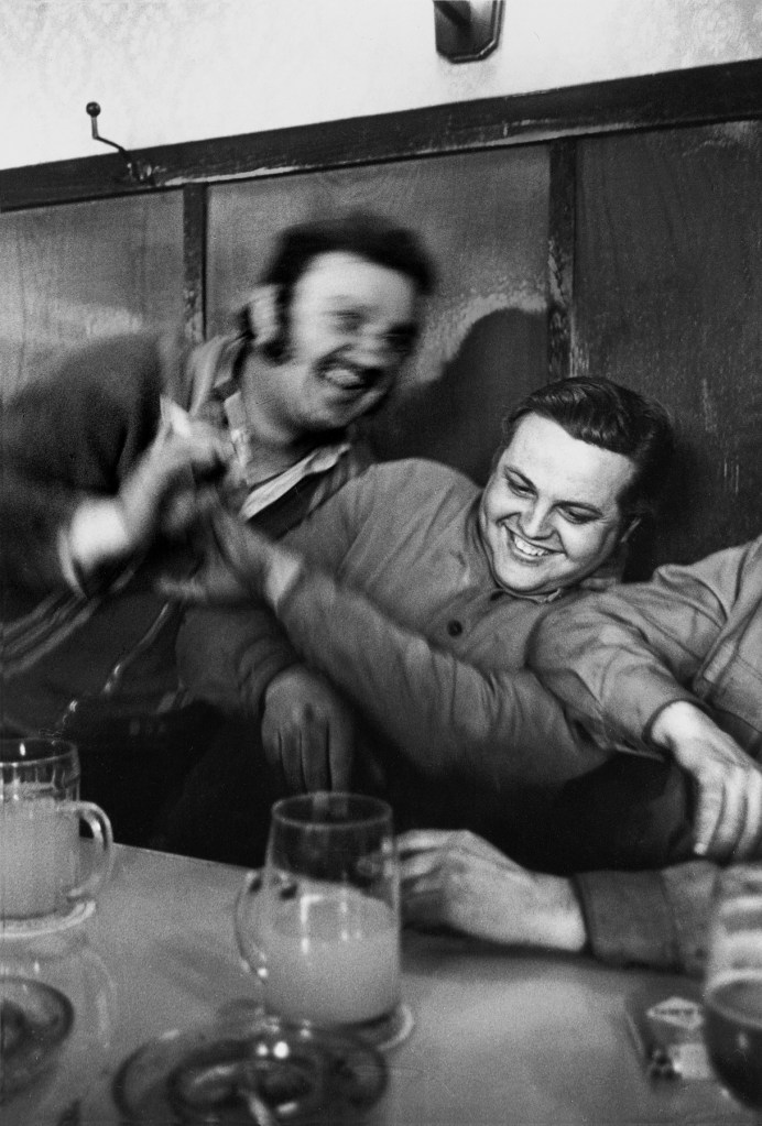 Helga Paris (German born Poland, b. 1938) 'No title' 1974 From the series 'Müllfahrer' (Garbage Drivers) from the exhibition 'Helga Paris, Photographer' at the Akademie der Künste, Berlin, Nov 2019 - Jan 2020