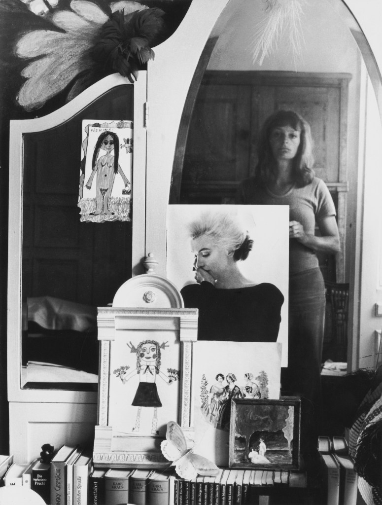 Helga Paris (German born Poland, b. 1938) 'Selbst im Spiegel' (Self-Portrait in the Mirror) 1971 from the exhibition 'Helga Paris, Photographer' at the Akademie der Künste, Berlin, Nov 2019 - Jan 2020