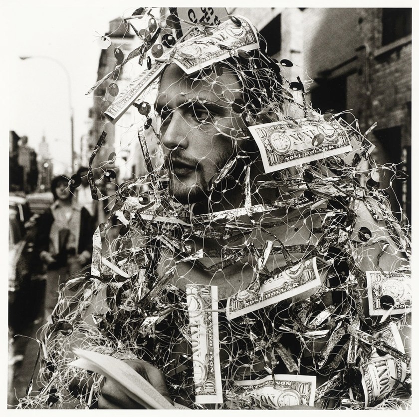 Peter Hujar (American, 1934-1987) 'Stephen Varble, Soho, Franklin Street (III)' 1976 from the exhibition 'Peter Hujar – Eyes Open in the Dark' at Raven Row, London, Jan - April 2025