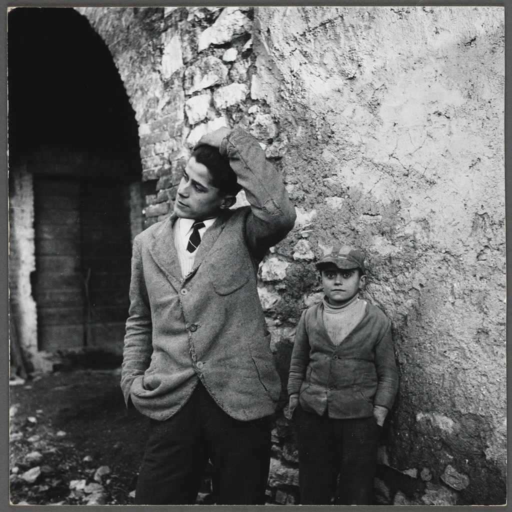 Peter Hujar (American, 1934-1987) 'Young Man and Boy, Italy' 1958
