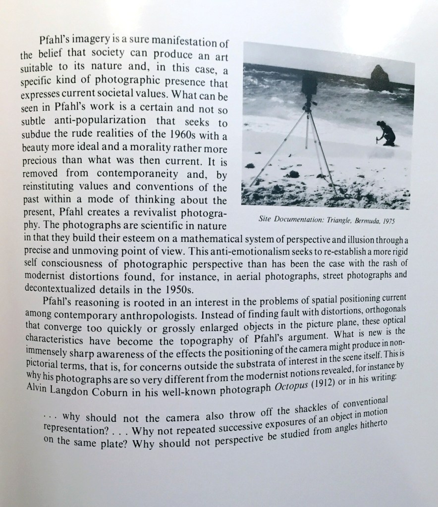 Peter C. Bunnell. "Introduction," from James Alinder (ed.,). 'Altered Landscapes: The Photographs of John Pfahl (Untitled Series, No. 26)'