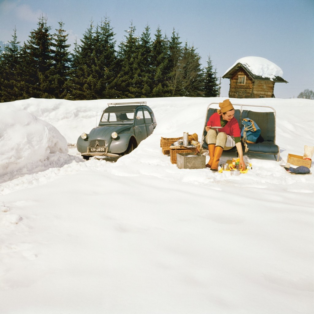 Jacques Henri Lartigue (French, 1894-1986) 'Florette, Megève March 1965'