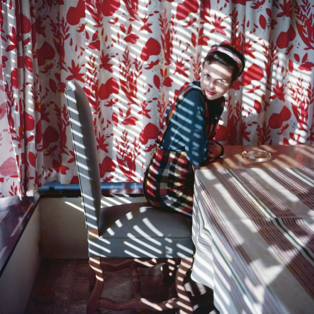 Jacques Henri Lartigue (French, 1894-1986) 'Florette' Venice, May 1954 from the exhibition 'Lartigue: Life in Color' at the Robert Capa Contemporary Photography Center, Budapest, June - Sept, 2019