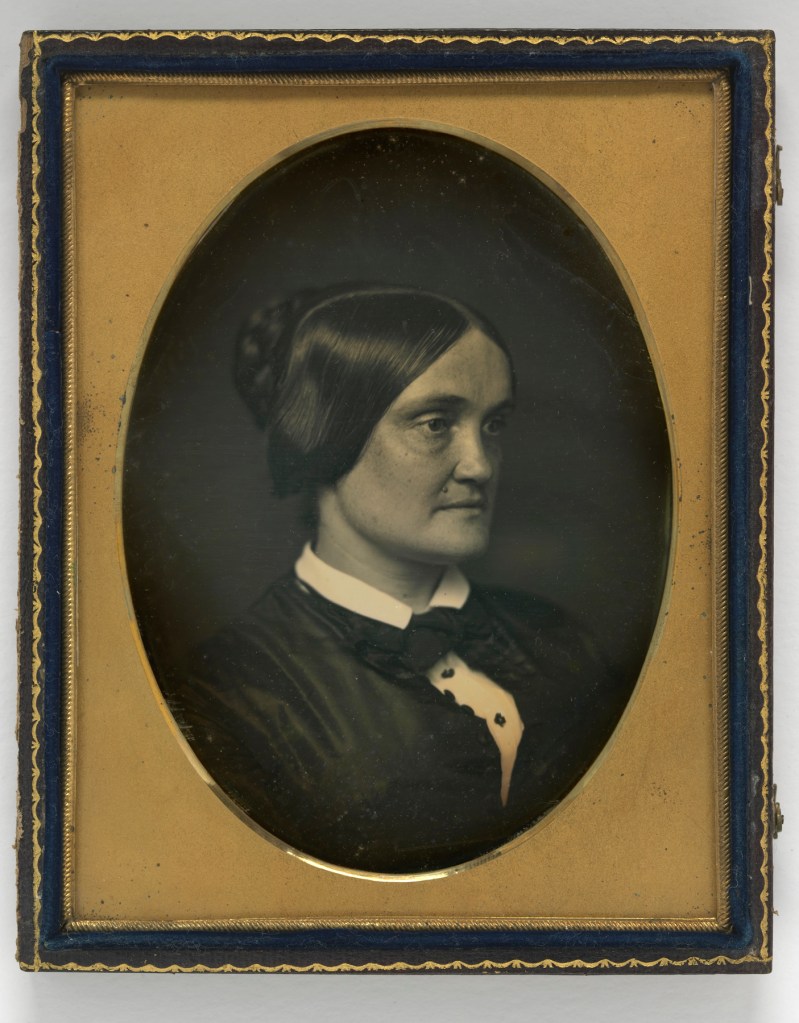 Unidentified Artist. 'Charlotte Cushman' c. 1850 from the exhibition 'Women of Progress: Early Camera Portraits' at the Smithsonian National Portrait Gallery, Washington, DC, June 2019 - May 2020