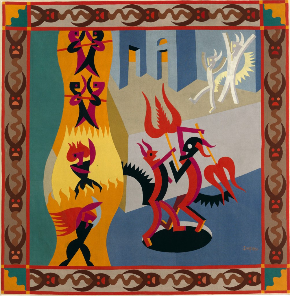 Fortunato Depero (Italian, 1892-1960) 'Diavoletti neri e bianchi. Danza di diavoli' (Black and White Little Devils: Dance of the Devils) 1922 Fortunato Depero (Italian, 1892-1960) 'Diavoletti neri e bianchi. Danza di diavoli' (Black and White Little Devils: Dance of the Devils) 1922