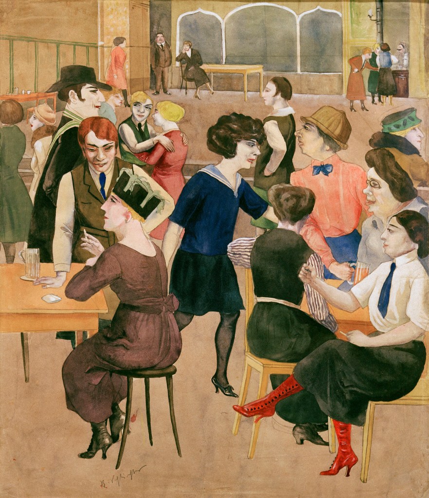 Rudolf Schlichter (German, 1890-1955) 'Damenkneipe' (Women's Club) c. 1925 Rudolf Schlichter (German, 1890-1955) 'Damenkneipe' (Women's Club) c. 1925