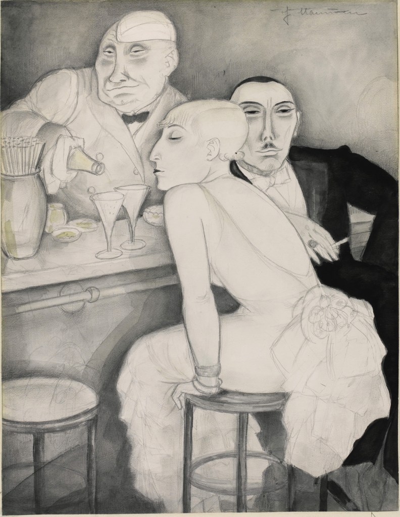 Jeanne Mammen (German, 1890-1976) 'Bar' c. 1930 Jeanne Mammen (German, 1890-1976) 'Bar' c. 1930