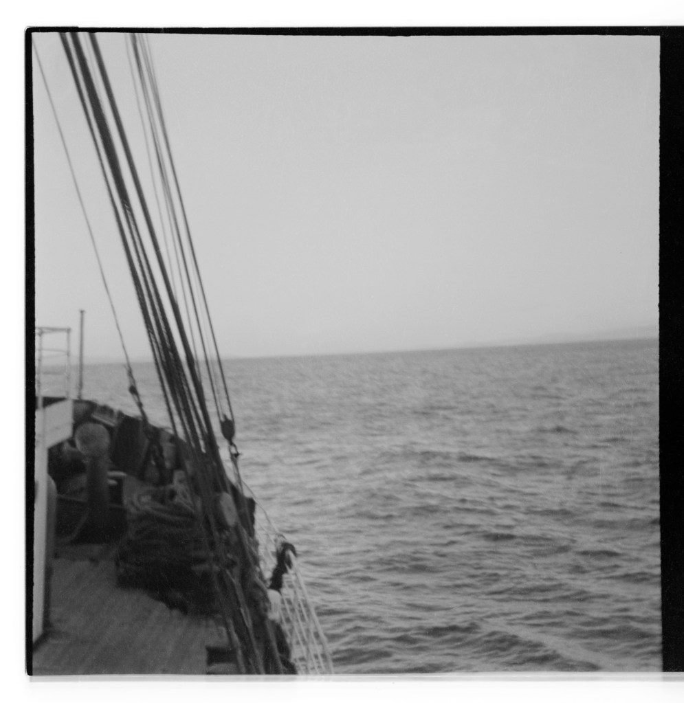 Unknown photographer (Australian) 'Untitled (boat at sea)' 1946-1947