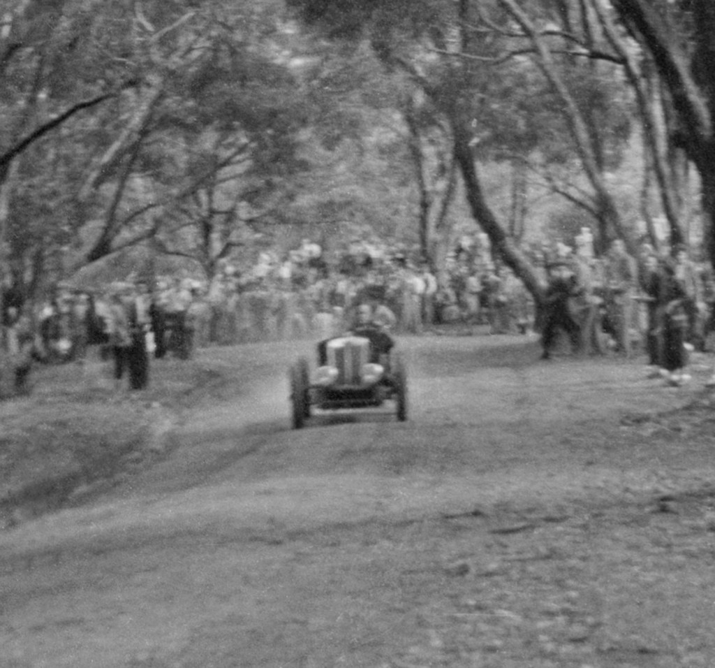 Unknown photographer (Australian) 'Untitled (hillclimb, possibly at Maldon, Victoria)' (detail) 1946-1947