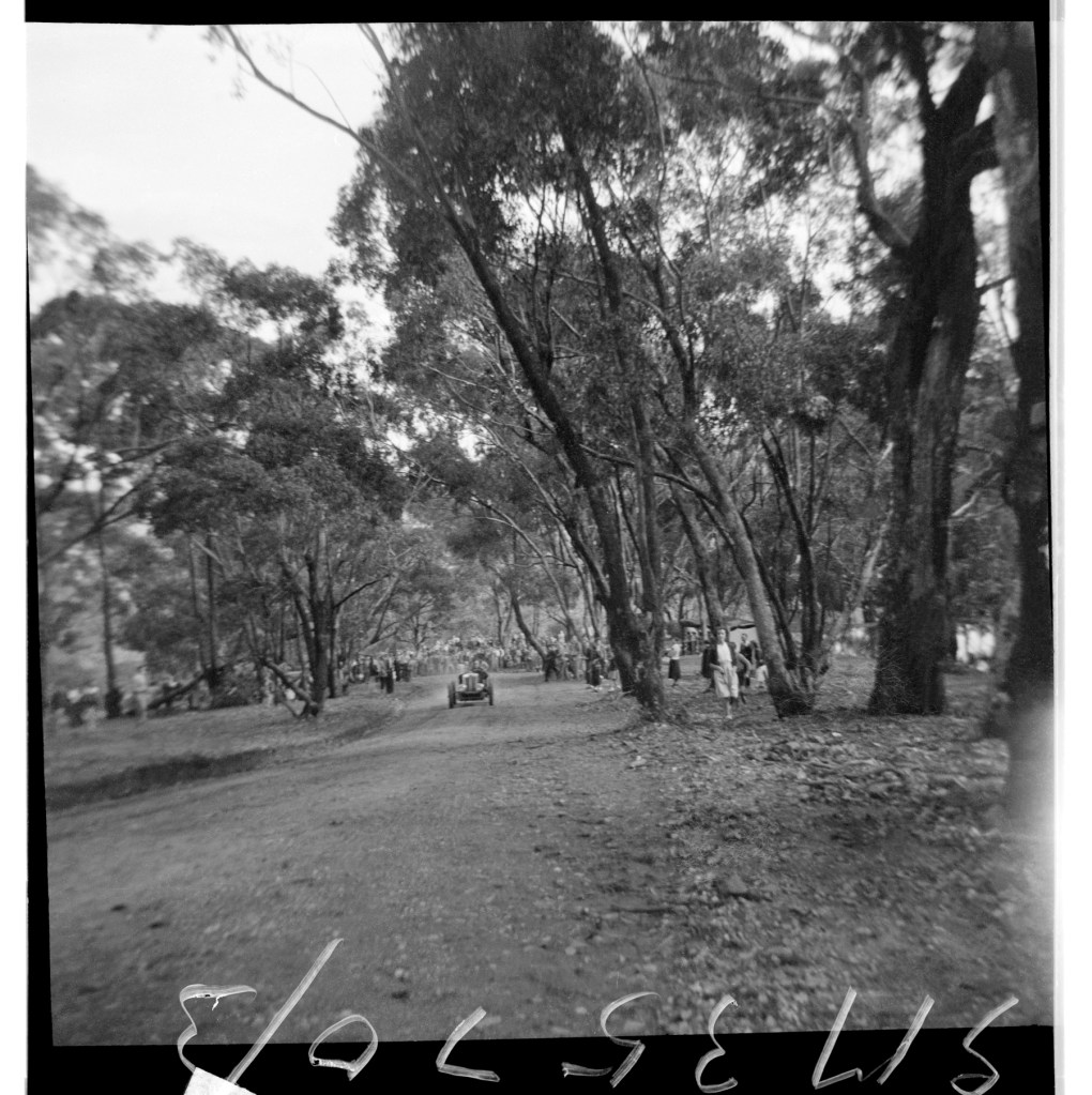 Unknown photographer (Australian) 'Untitled (hillclimb, possibly at Maldon, Victoria)' 1946-1947