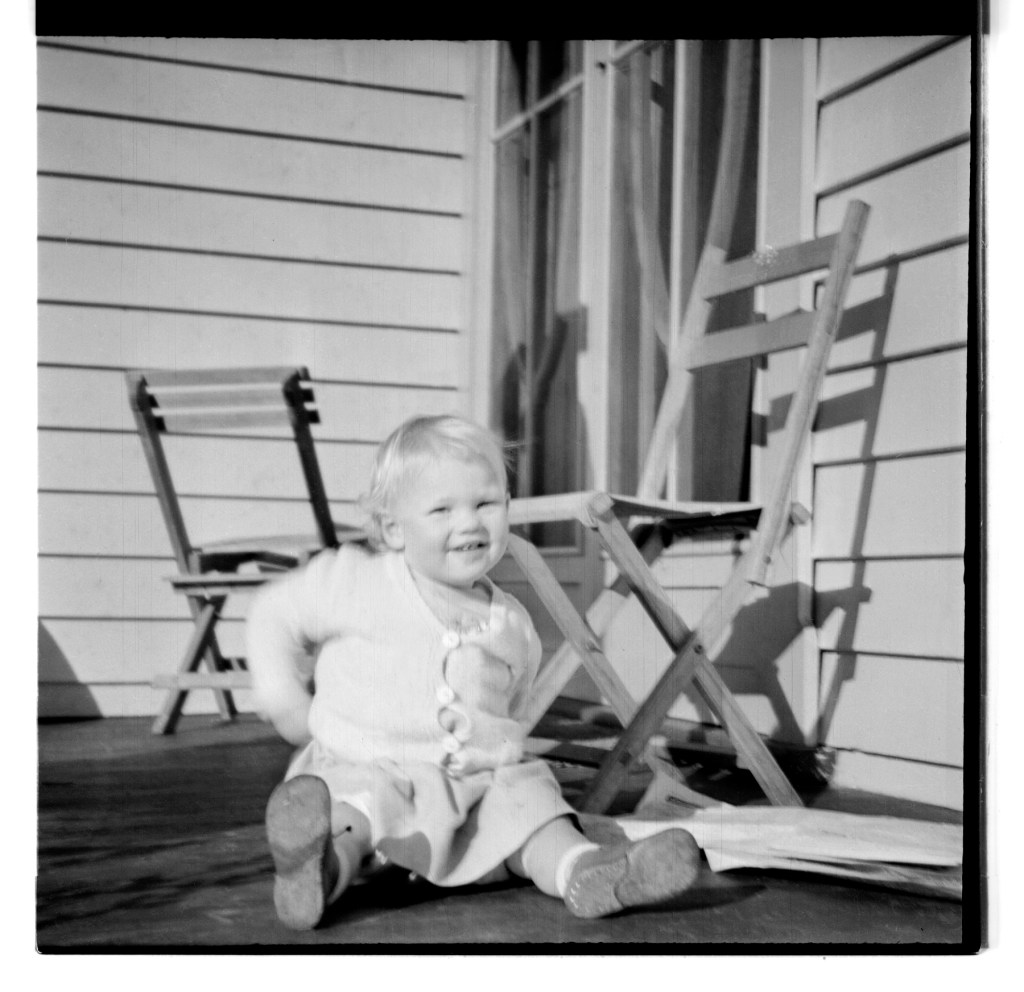 Unknown photographer (Australian) 'Untitled (child and chairs)' 1946-1947