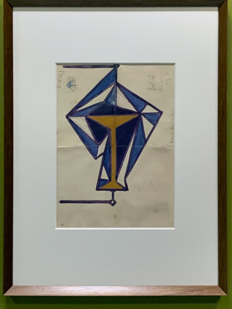 Giacomo Balla (Italian, 1871-1958) 'Design for a light for the Bal Tic Tac' 1921 (installation view) Giacomo Balla (Italian, 1871-1958) 'Design for a light for the Bal Tic Tac' 1921 (installation view)