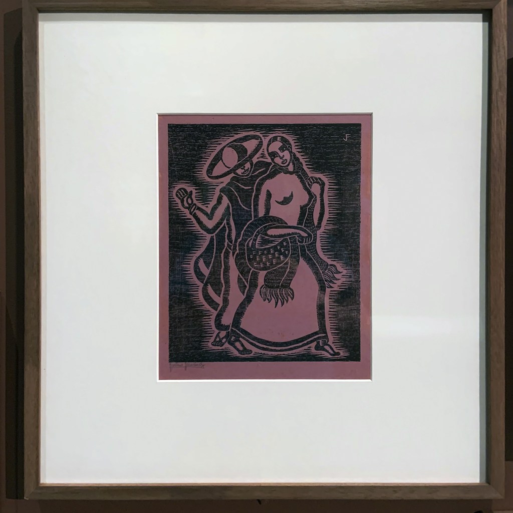 Justino Fernandez (Mexican, 1904-1972) 'La hora del mando' (Market Time) 1928 (installation view) Justino Fernandez (Mexican, 1904-1972) 'La hora del mando' (Market Time) 1928 (installation view)