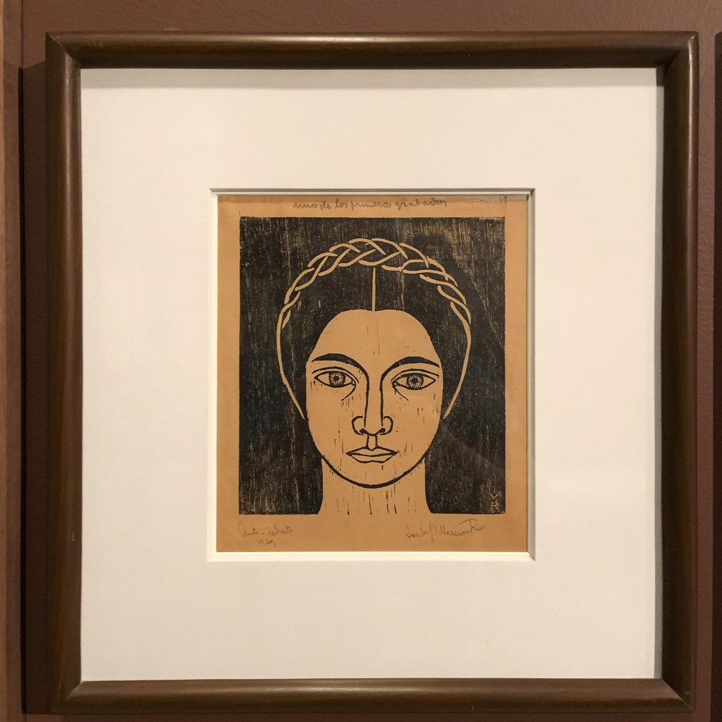 Isabella Villaseñor (Mexican, 1909-1953) 'Autorretrato' (Self-portrait) 1928 (installation view) Isabella Villaseñor (Mexican, 1909-1953) 'Autorretrato' (Self-portrait) 1928 (installation view)