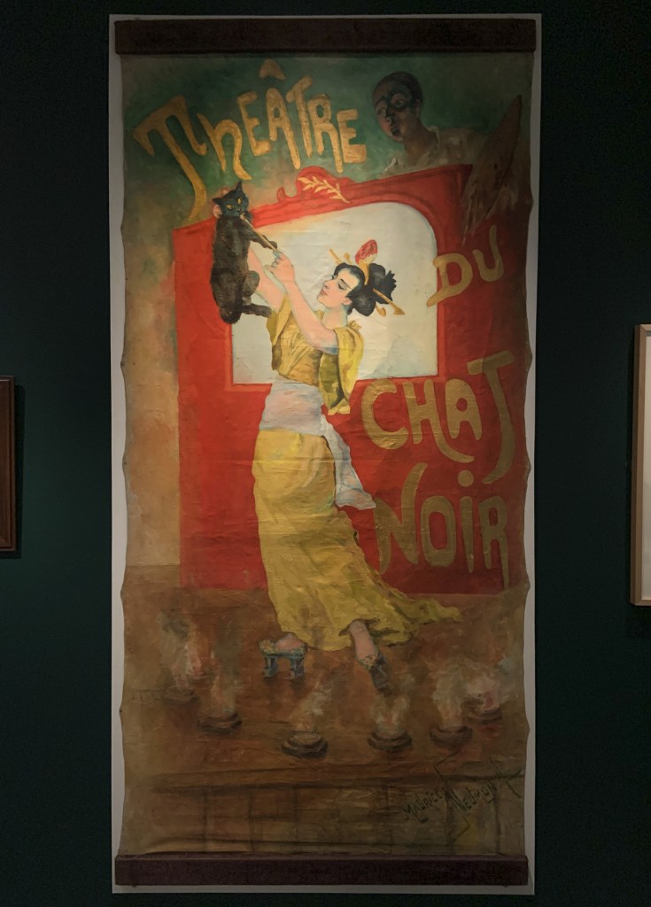 Installation view of the exhibition 'Into the Night: Cabarets and Clubs in Modern Art' at the Barbican Art Gallery, London Installation view of the exhibition 'Into the Night: Cabarets and Clubs in Modern Art' at the Barbican Art Gallery, London