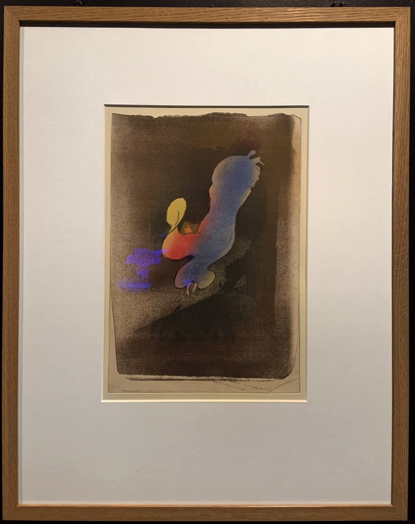 Henri de Toulouse-Lautrec (French, 1864-1901) 'Miss Loïe Fuller' 1893 (installation view) Henri de Toulouse-Lautrec (French, 1864-1901) 'Miss Loïe Fuller' 1893 (installation view)