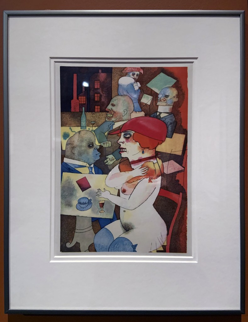 George Grosz (German, 1893-1959) 'Schönheit, dich will ich preisen' (Beauty, Thee Will I Praise) 1923 (installation view) George Grosz (German, 1893-1959) 'Schönheit, dich will ich preisen' (Beauty, Thee Will I Praise) 1923 (installation view)