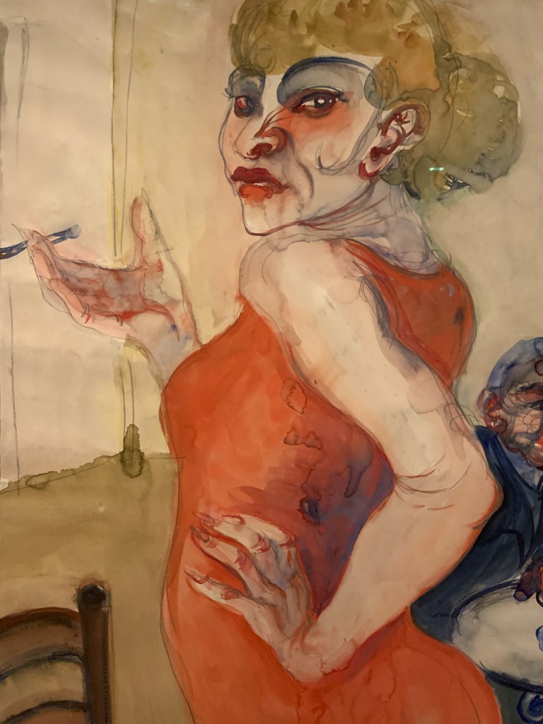 Elfriede Lohse-Wächtler (German, 1899-1940) 'Lissy' 1931 (installation view) Elfriede Lohse-Wächtler (German, 1899-1940) 'Lissy' 1931 (installation view)