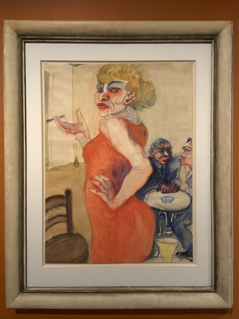 Elfriede Lohse-Wächtler (German, 1899-1940) 'Lissy' 1931 (installation view) Elfriede Lohse-Wächtler (German, 1899-1940) 'Lissy' 1931 (installation view)