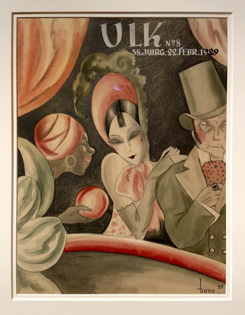 Dodo (Dodo Burgner, German, 1927-1933) 'The Fortune Teller', published in 'ULK' February 1929 (installation view) Dodo (Dodo Burgner, German, 1927-1933) 'The Fortune Teller', published in 'ULK' February 1929 (installation view)