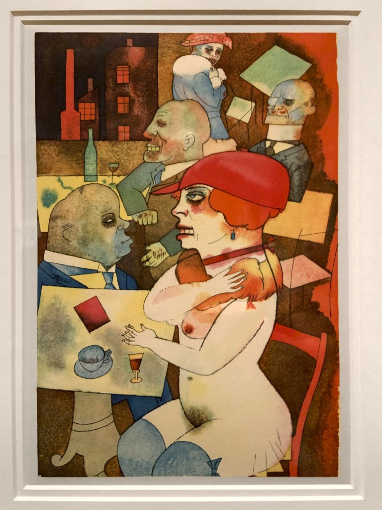 George Grosz (German, 1893-1959) 'Schönheit, dich will ich preisen' (Beauty, Thee Will I Praise) 1923 (installation view) George Grosz (German, 1893-1959) 'Schönheit, dich will ich preisen' (Beauty, Thee Will I Praise) 1923 (installation view)