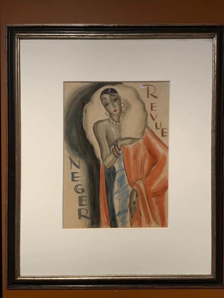 Dodo (Dodo Burgner, German, 1927-1933) 'Revue neger (Josephine Baker)' c. 1926 (installation view) Dodo (Dodo Burgner, German, 1927-1933) 'Revue neger (Josephine Baker)' c. 1926 (installation view)