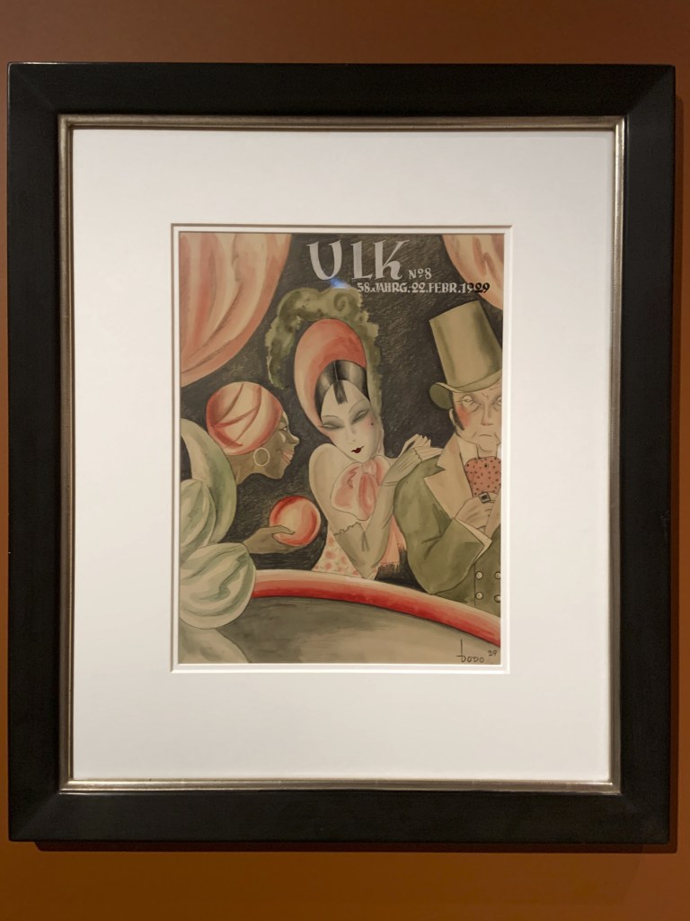 Dodo (Dodo Burgner, German, 1927-1933) 'The Fortune Teller', published in 'ULK' February 1929 (installation view) Dodo (Dodo Burgner, German, 1927-1933) 'The Fortune Teller', published in 'ULK' February 1929 (installation view)