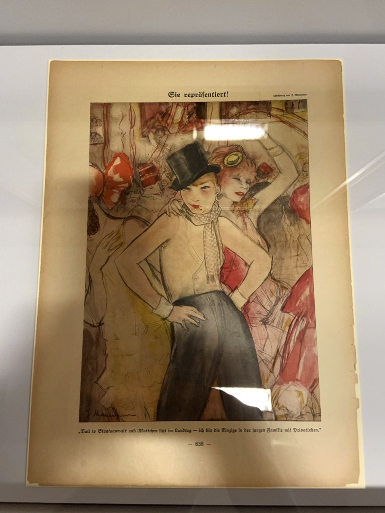 Jeanne Mammen (German, 1890-1976) 'Sie reprasentiert!' (She Represents!), published in 'Simplicissimus' vol. 32, no 47, February 1928 Jeanne Mammen (German, 1890-1976) 'Sie reprasentiert!' (She Represents!), published in 'Simplicissimus' vol. 32, no 47, February 1928