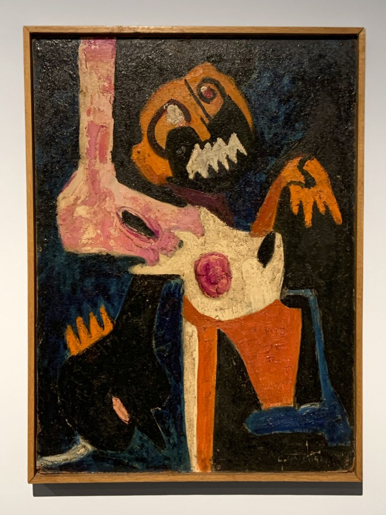 Colette Omogbai (Nigeria, b. 1942) 'Agony' 1963 (installation view) Colette Omogbai (Nigeria, b. 1942) 'Agony' 1963 (installation view)