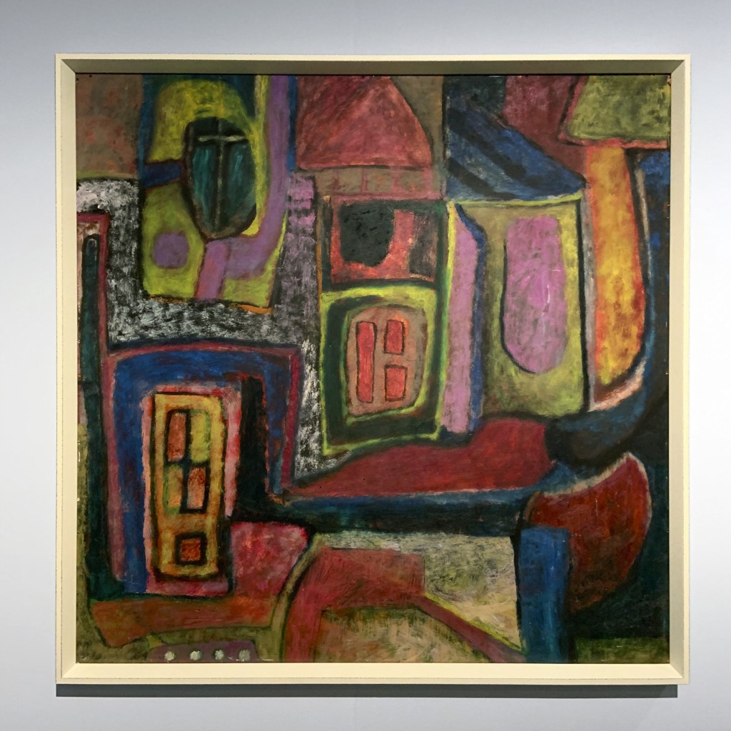 Muraina Oyelami (Nigerian, b. 1940) 'Burial Ground' 1967 (installation view) Muraina Oyelami (Nigerian, b. 1940) 'Burial Ground' 1967 (installation view)