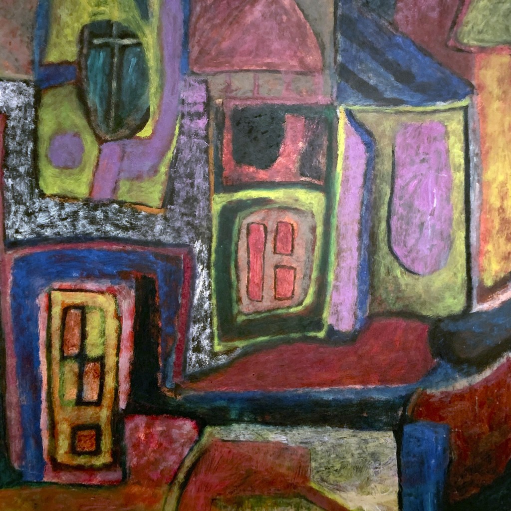 Muraina Oyelami (Nigerian, b. 1940) 'Burial Ground' 1967 (installation view detail) Muraina Oyelami (Nigerian, b. 1940) 'Burial Ground' 1967 (installation view detail)