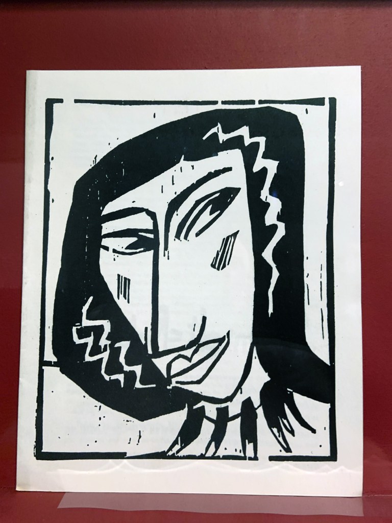 Installation view of the exhibition 'Into the Night: Cabarets and Clubs in Modern Art' at the Barbican Art Gallery showing some of the publishing output of the Mbari clubs Installation view of the exhibition 'Into the Night: Cabarets and Clubs in Modern Art' at the Barbican Art Gallery showing some of the publishing output of the Mbari clubs