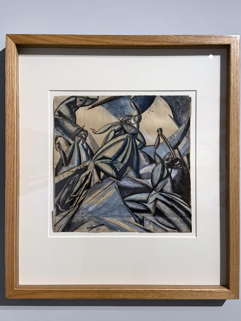 Wyndham Lewis (English, 1882-1957) 'Kermesse' 1912 (installation view) Wyndham Lewis (English, 1882-1957) 'Kermesse' 1912 (installation view)