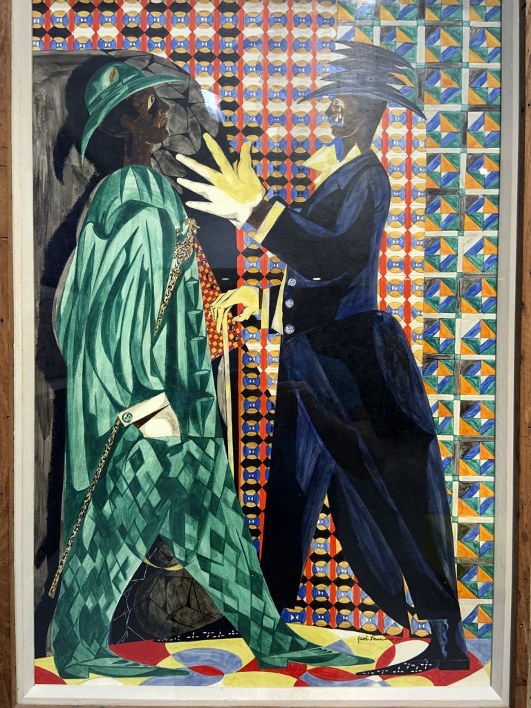 Jacob Lawrence (American, 1917-2000) 'Vaudeville' 1951 (installation view) Jacob Lawrence (American, 1917-2000) 'Vaudeville' 1951 (installation view)