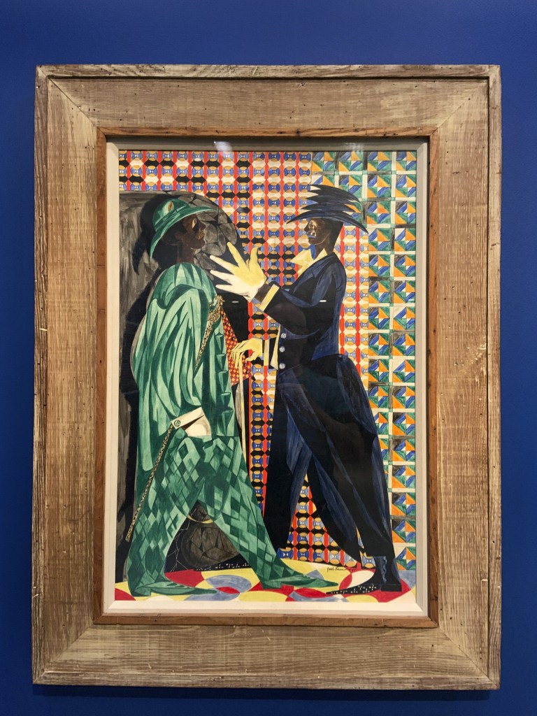 Jacob Lawrence (American, 1917-2000) 'Vaudeville' 1951 (installation view) Jacob Lawrence (American, 1917-2000) 'Vaudeville' 1951 (installation view)