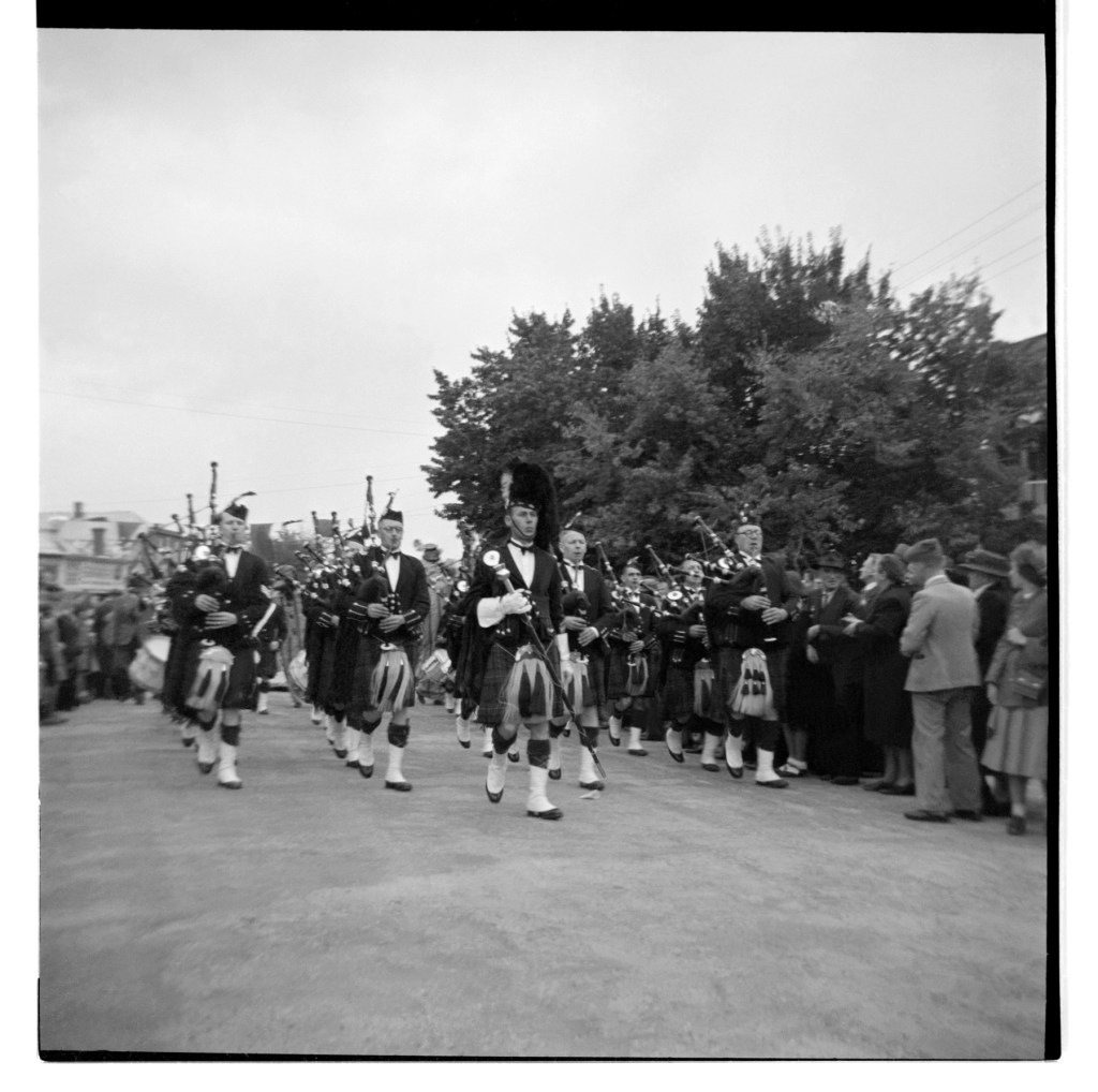 Unknown photographer (Australian) 'Untitled (Scottish band, Maldon Show, Maldon, Victoria)' 1946-47