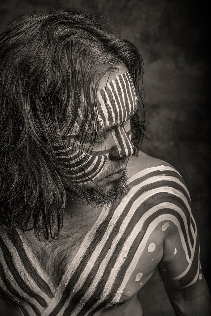 Damien Shen (Australian / Ngarrindjeri, b. 1976) 'Ventral aspect of a male #2' 2014