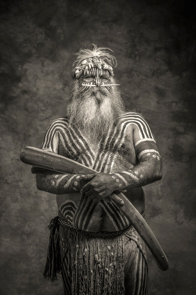 Damien Shen (Australian / Ngarrindjeri, b. 1976) 'Ventral aspect of a male #1' 2014