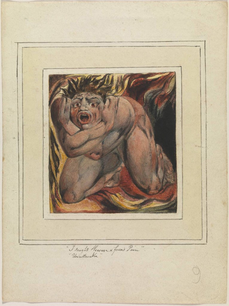 William Blake (British, 1757-1827) 'First Book of Urizen' pl. 6 1796, printed c. 1818
